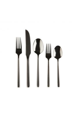 Yaya Stainless steel cutlery set with hexagon handle